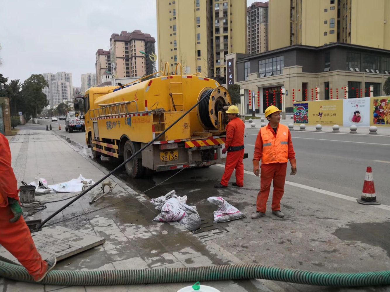 博山排污管道清淤-管道清洗